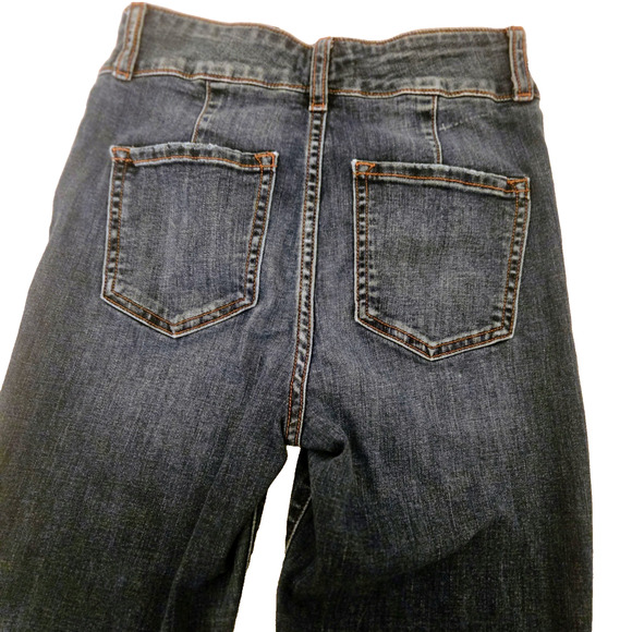 Alter'd State bell bottom y2k jeans with frayed bottom high rise size 26 - Picture 15 of 15